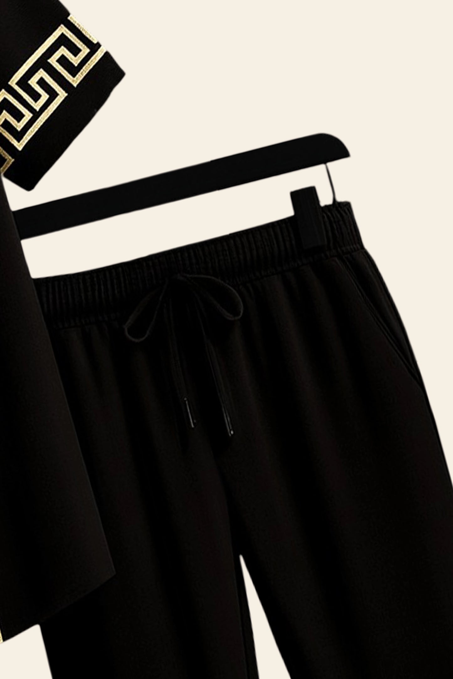 Black Border Men's Casual Half Sleeve Shirt and Trouser Co-ord Set