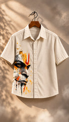 Multi Hanuman Printed Half Sleeves Shirt - XPSTHS