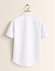 BL Side Flower Mens Classic Half Sleeves Shirt - XPST