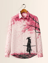 Pink Blossom Printed His & Hers Unisex Shirt