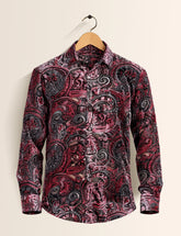 Mandala Motif Printed Mens Classic Full Sleeves Shirt - XPST
