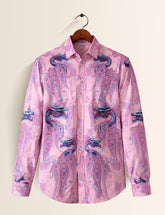 Pink Snake Mens Classic Full Sleeves Shirt - XPST