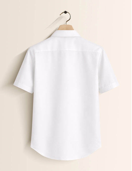 Mirror Flower Mens Classic Half Sleeves Shirt - XPST