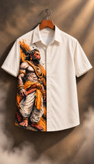 Hanuman Full Mythological Half Sleeves Shirt - XPSTHS