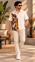 Hanuman Full Mythological Half Sleeves Shirt - XPSTHS