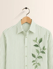 Green Line Street Style Men’s Premium Full-Sleeve Shirt - XPST