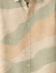 Multi Wave Street Style Men’s Premium Full-Sleeve Shirt - XPST