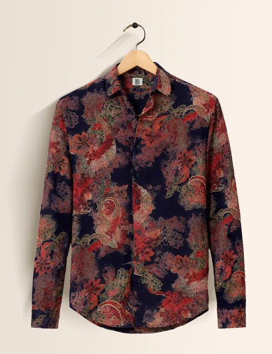 Royal Garden Street Style Menβs Premium Full-Sleeve Shirt - XPST