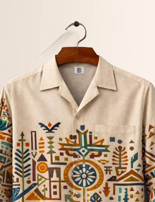 Tribal Send Street Style Men’s Premium Full-Sleeve Shirt - XPST