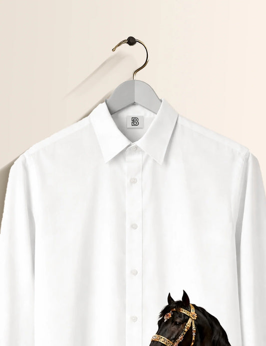 White Horse Street Style Men’s Premium Full-Sleeve Shirt - XPST