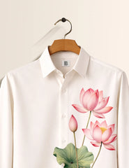White Lotus Street Style Men’s Premium Full-Sleeve Shirt - XPST