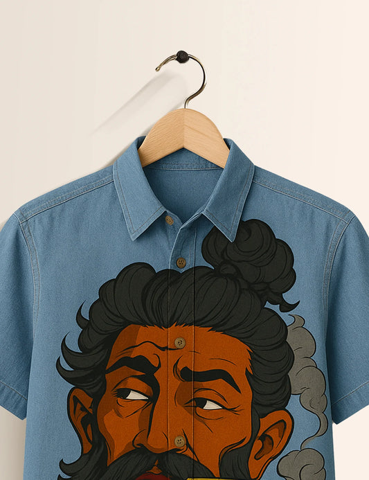 Cigerette Printed GenZ Vibe Premium Fancy Shirt – Trendy, Aesthetic & Street-Style Ready - XPST