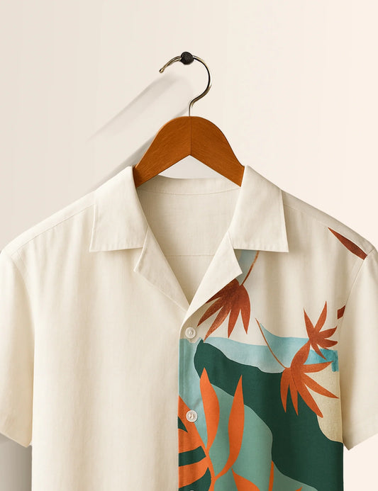 Floral Printed GenZ Vibe Premium Fancy Shirt – Trendy, Aesthetic & Street-Style Ready - XPST