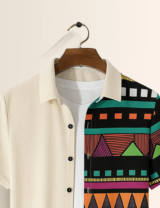 Mandala Printed GenZ Vibe Premium Fancy Shirt – Trendy, Aesthetic & Street-Style Ready - XPST