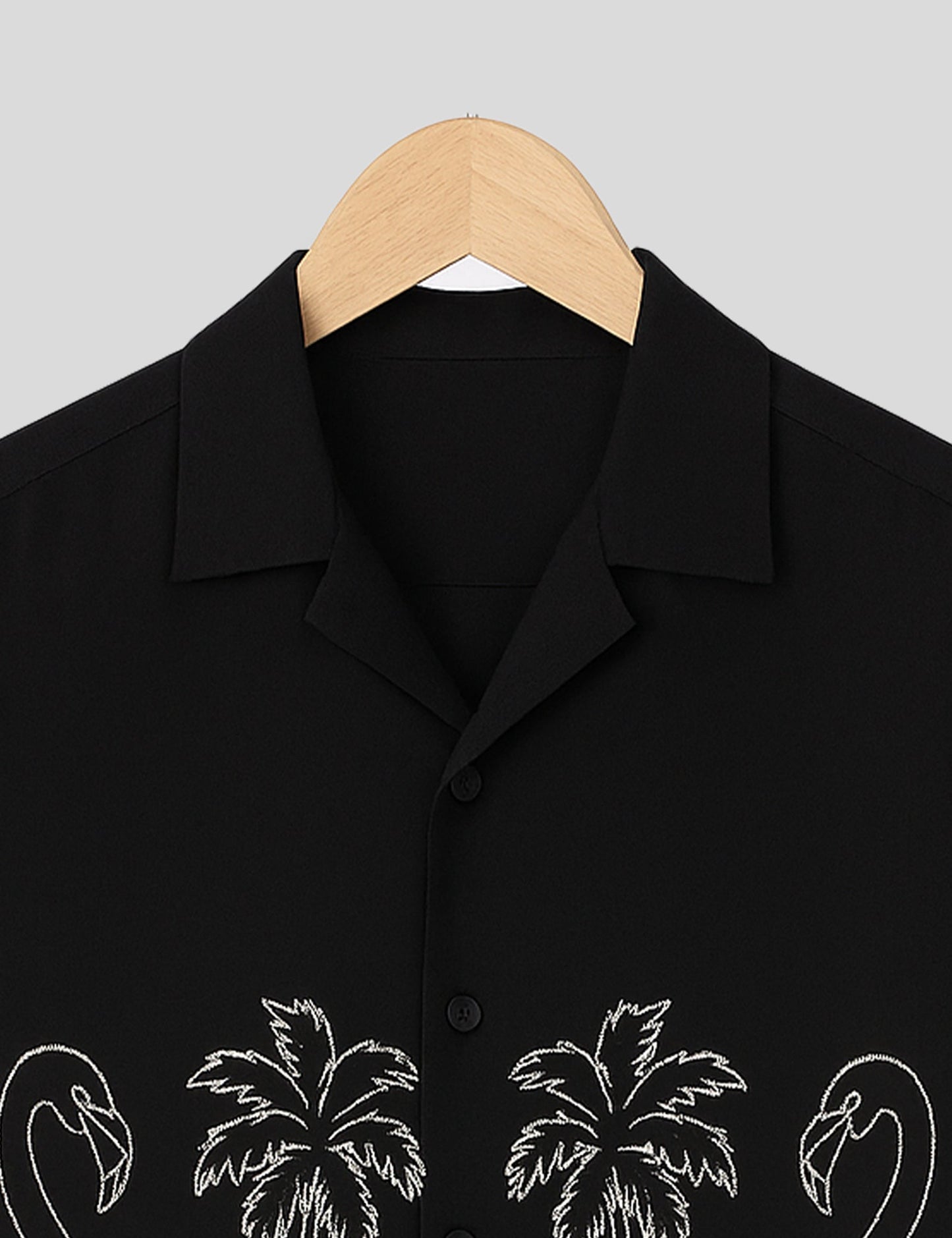Black Swan Printed Essential Cotton Half Sleeve Shirt for Men Available in Multiple Colors - XPST