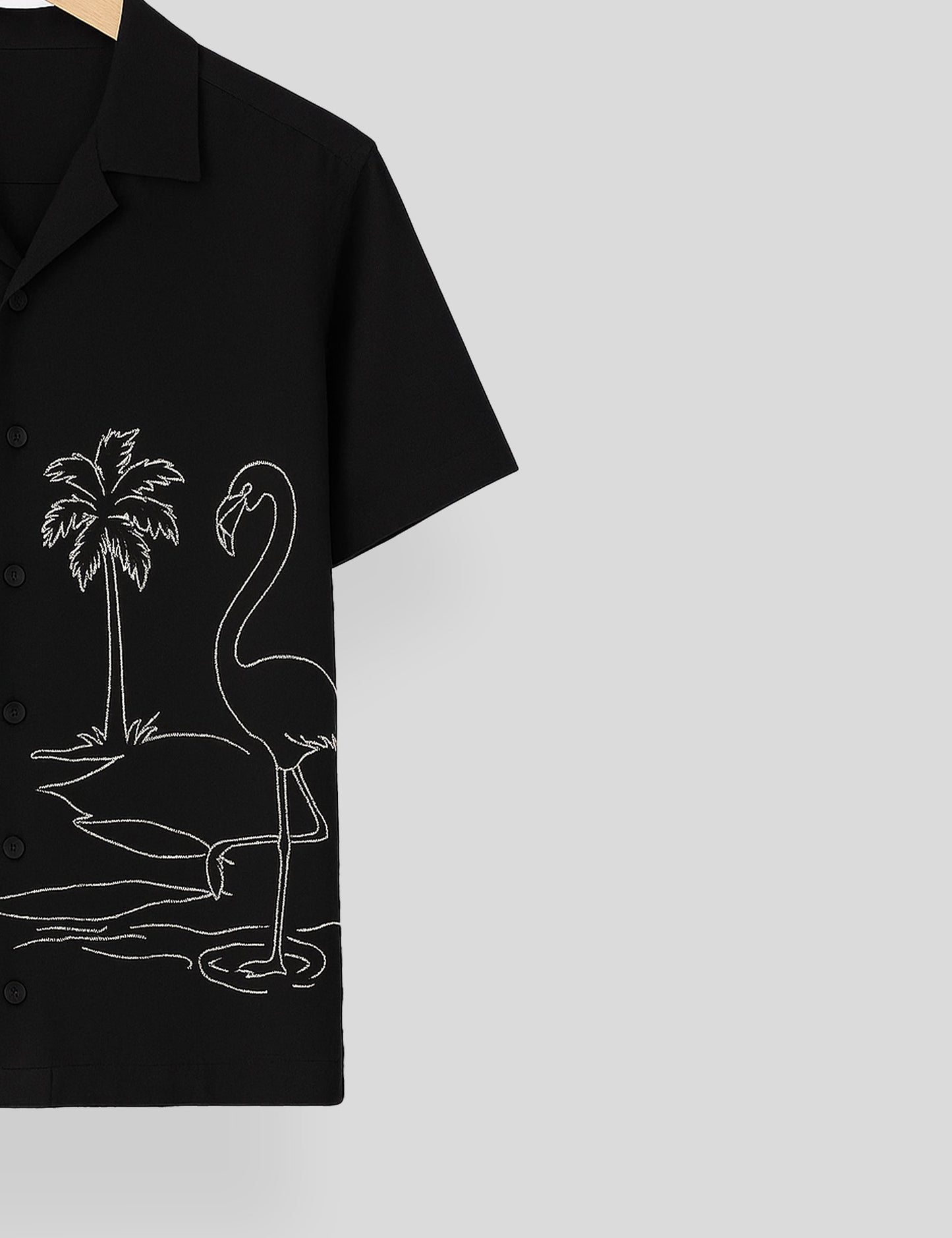Black Swan Printed Essential Cotton Half Sleeve Shirt for Men Available in Multiple Colors - XPST