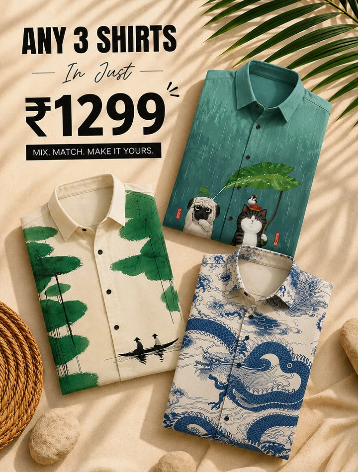 Classic Combo Offer 3 Shirts