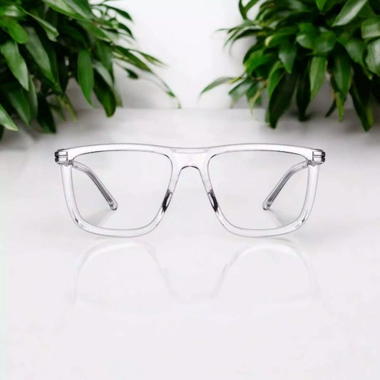 White Frame Transparent Sunglasses for Classy Look