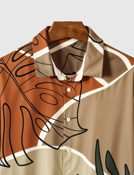 Multi Scratch Men's Half Sleeves Printed Shirt Exclusive