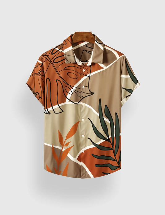 Multi Scratch Men's Half Sleeves Printed Shirt Exclusive