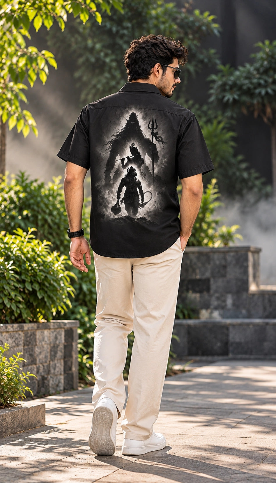 Three God Mythological Half Sleeves Shirt - XPSTHS