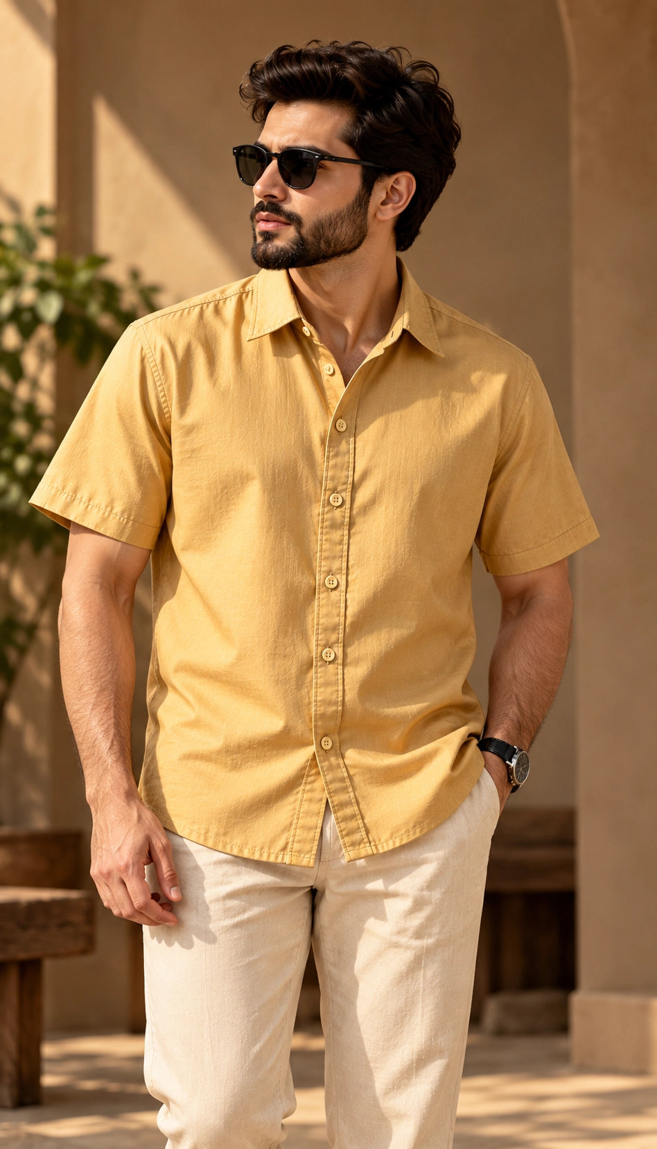 Vishnu Mythological Classic Half Sleeves Shirt - XPSTHS