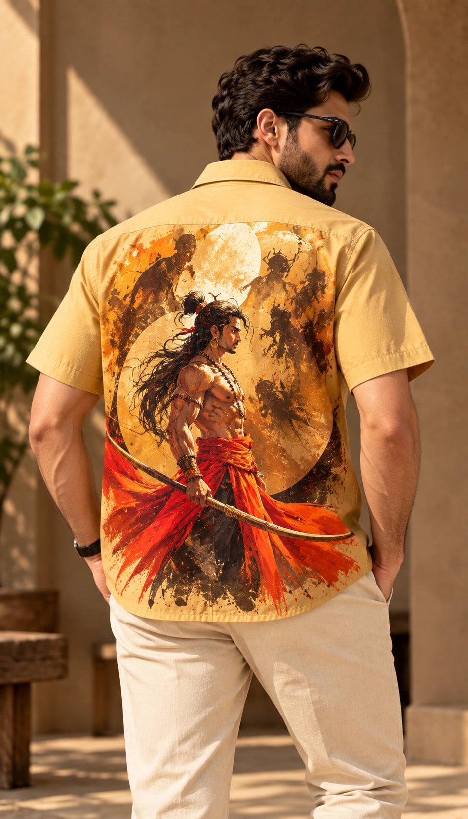 Vishnu Mythological Classic Half Sleeves Shirt - XPSTHS