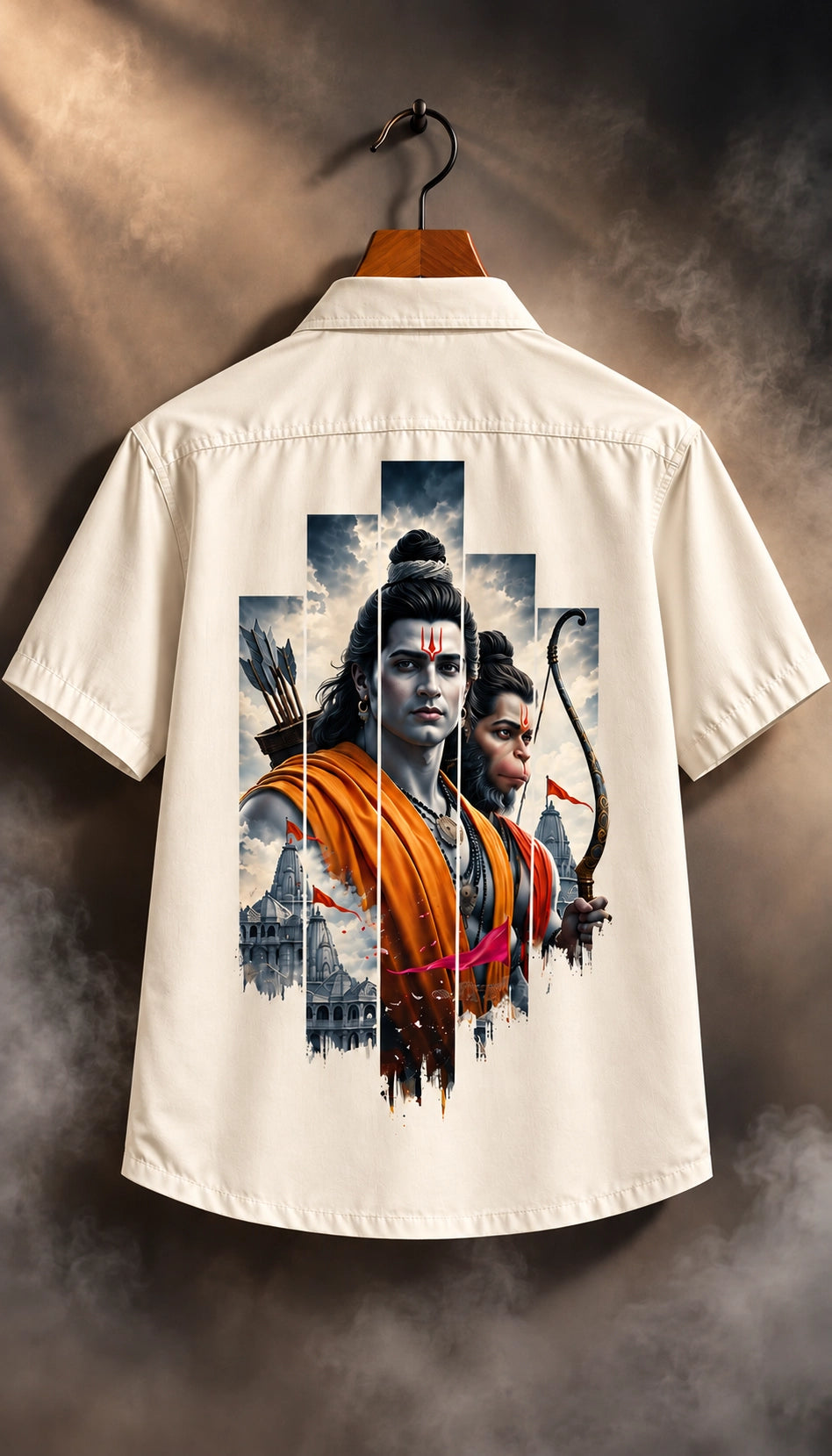 Raam Mythological Printed Half Sleeves Shirt - XPSTHS