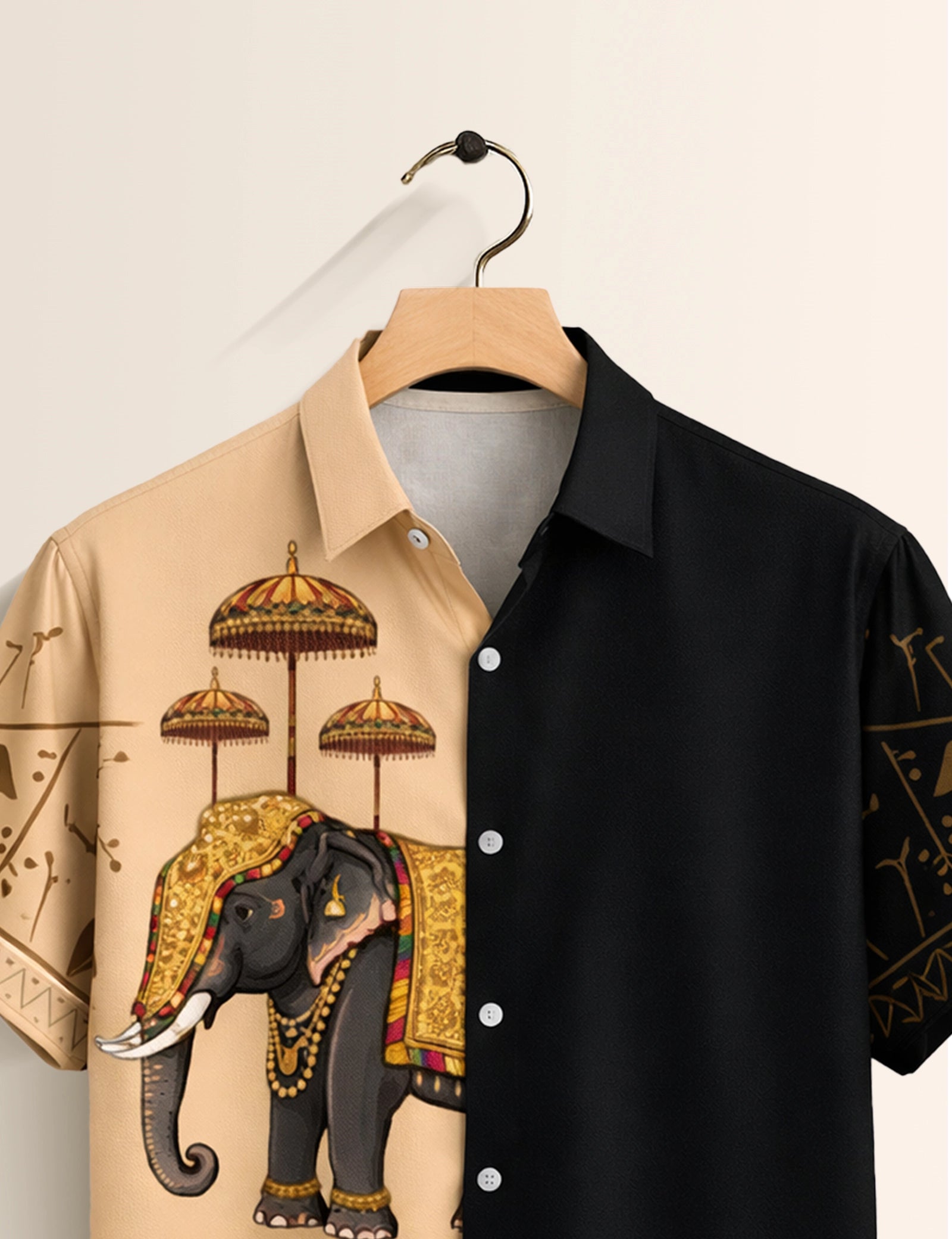 BK Elephant Mens Classic Half Sleeves Shirt - XPST