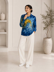 Astronaut Printed His & Hers Unisex Shirt