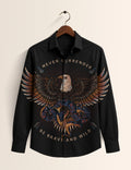 Black Eagle Printed His & Hers Unisex Shirt