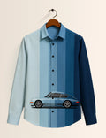 Blue Car Printed His & Hers Unisex Shirt