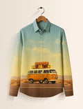 Bus Printed His & Hers Unisex Shirt