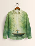Green Forest Printed His & Hers Unisex Shirt