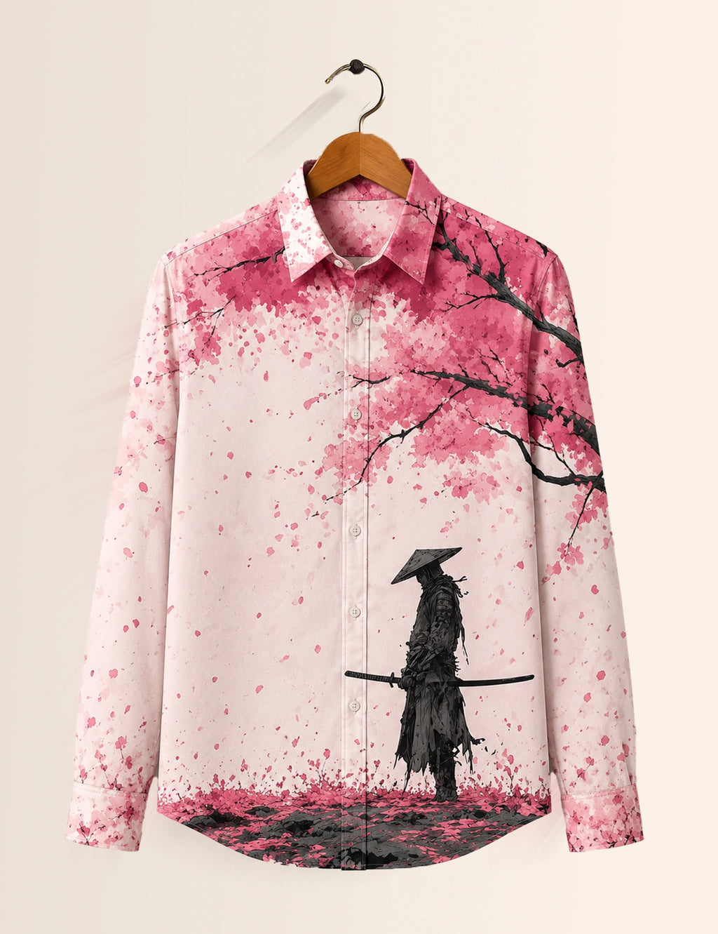 Pink Blossom Printed His & Hers Unisex Shirt