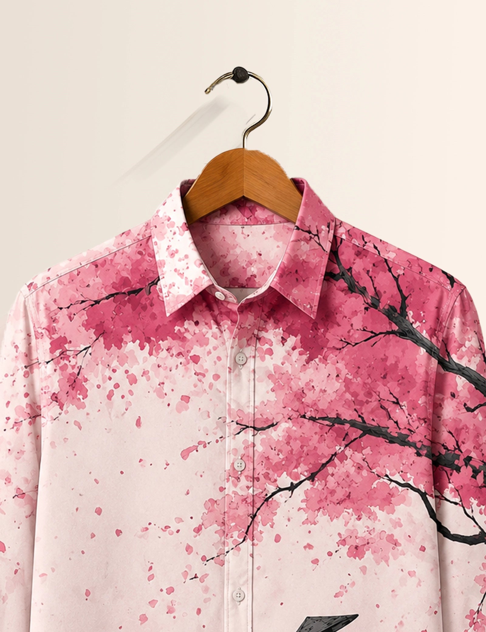 Pink Blossom Printed His & Hers Unisex Shirt