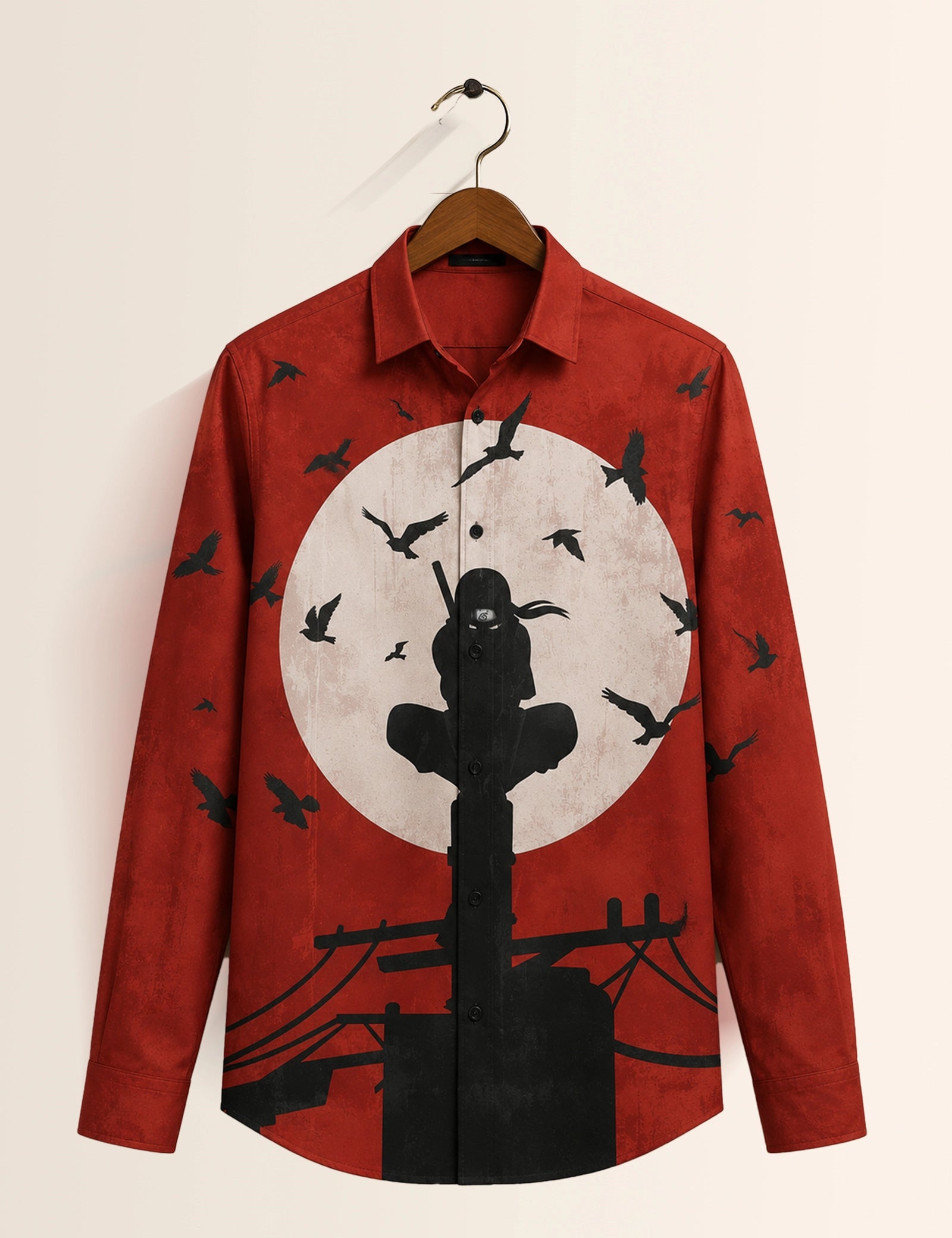 Red Samurai Printed His & Hers Unisex Shirt