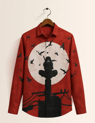 Red Samurai Printed His & Hers Unisex Shirt
