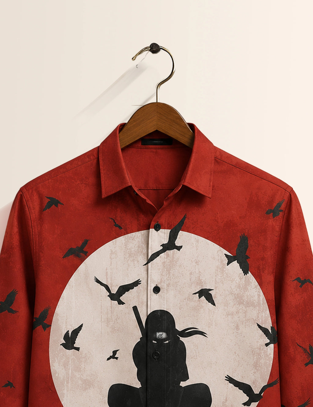 Red Samurai Printed His & Hers Unisex Shirt