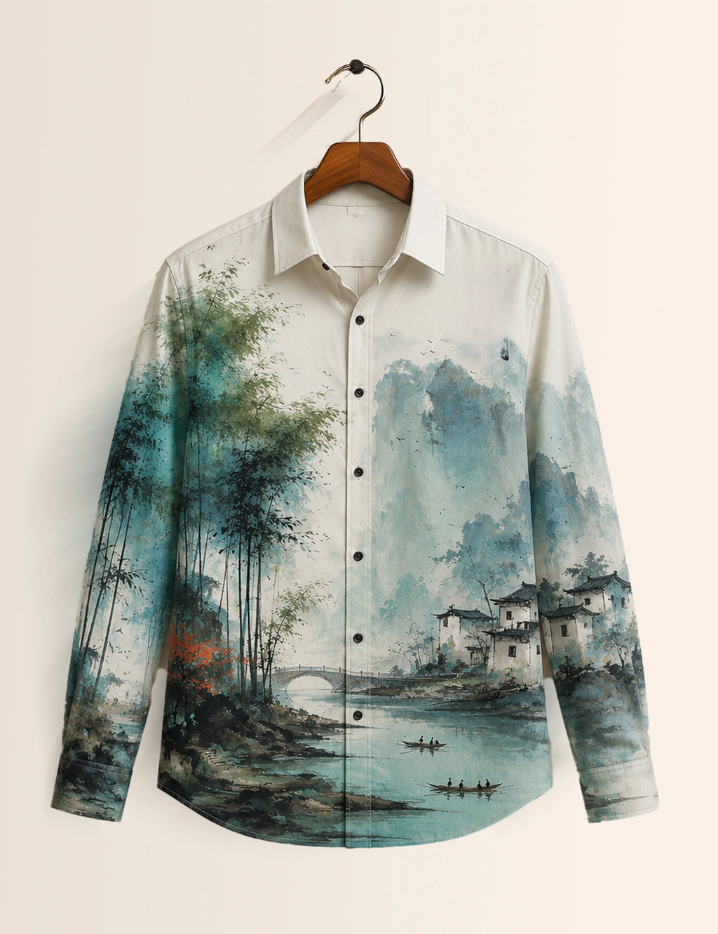 Village Printed His & Hers Unisex Shirt