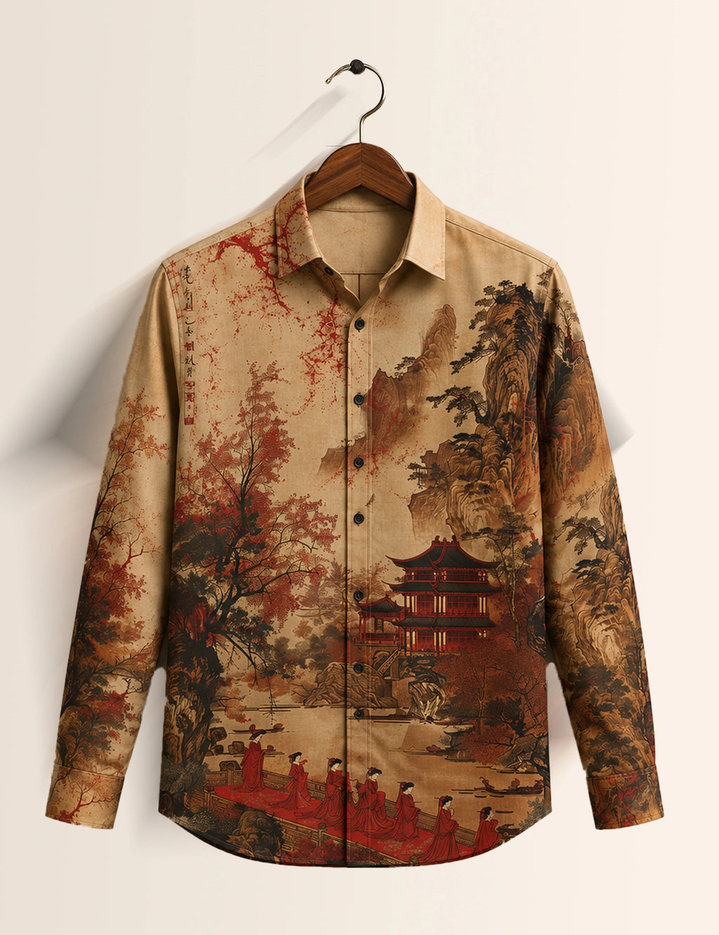 Vintage City Printed His & Hers Unisex Shirt