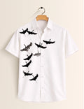 Flying Flamingo Mens Classic Half Sleeves Shirt - XPST