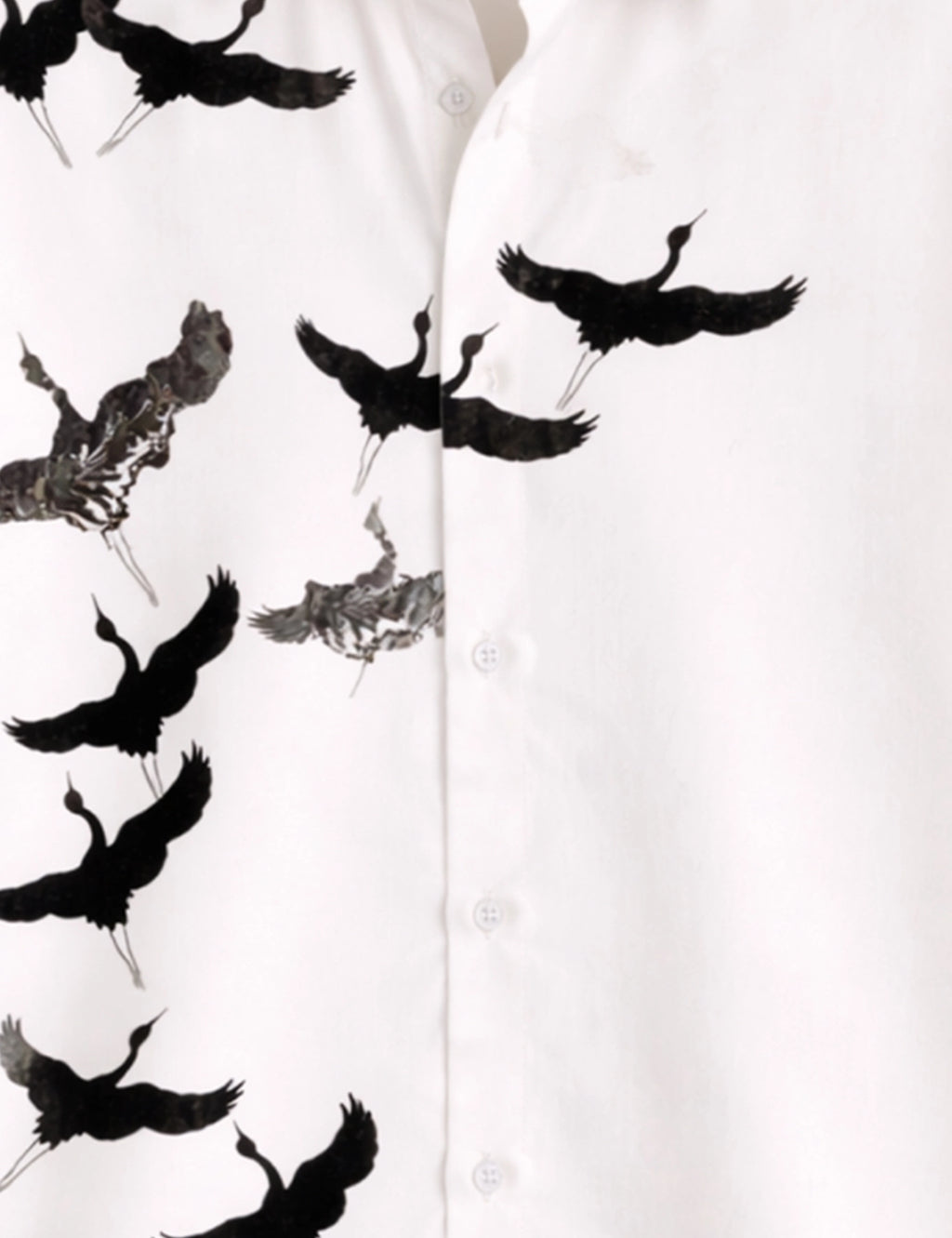 Flying Flamingo Mens Classic Half Sleeves Shirt - XPST