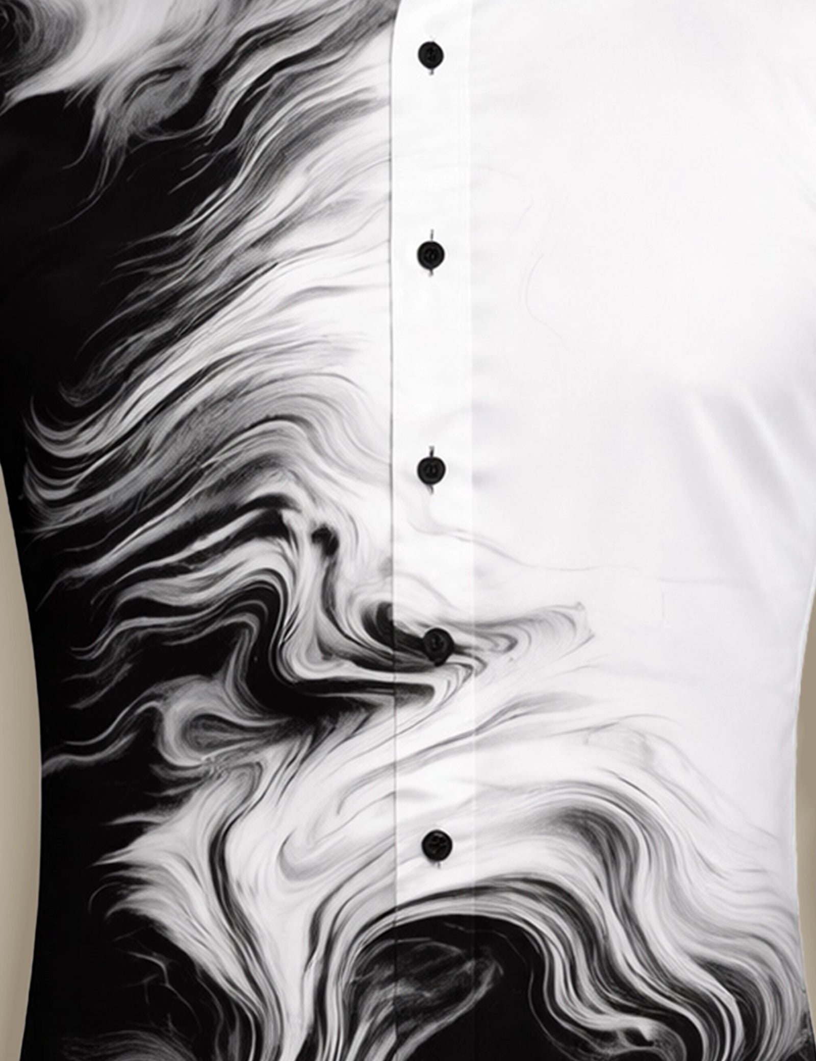 Black Faint Mens Classic Full Sleeves Shirt - XPST