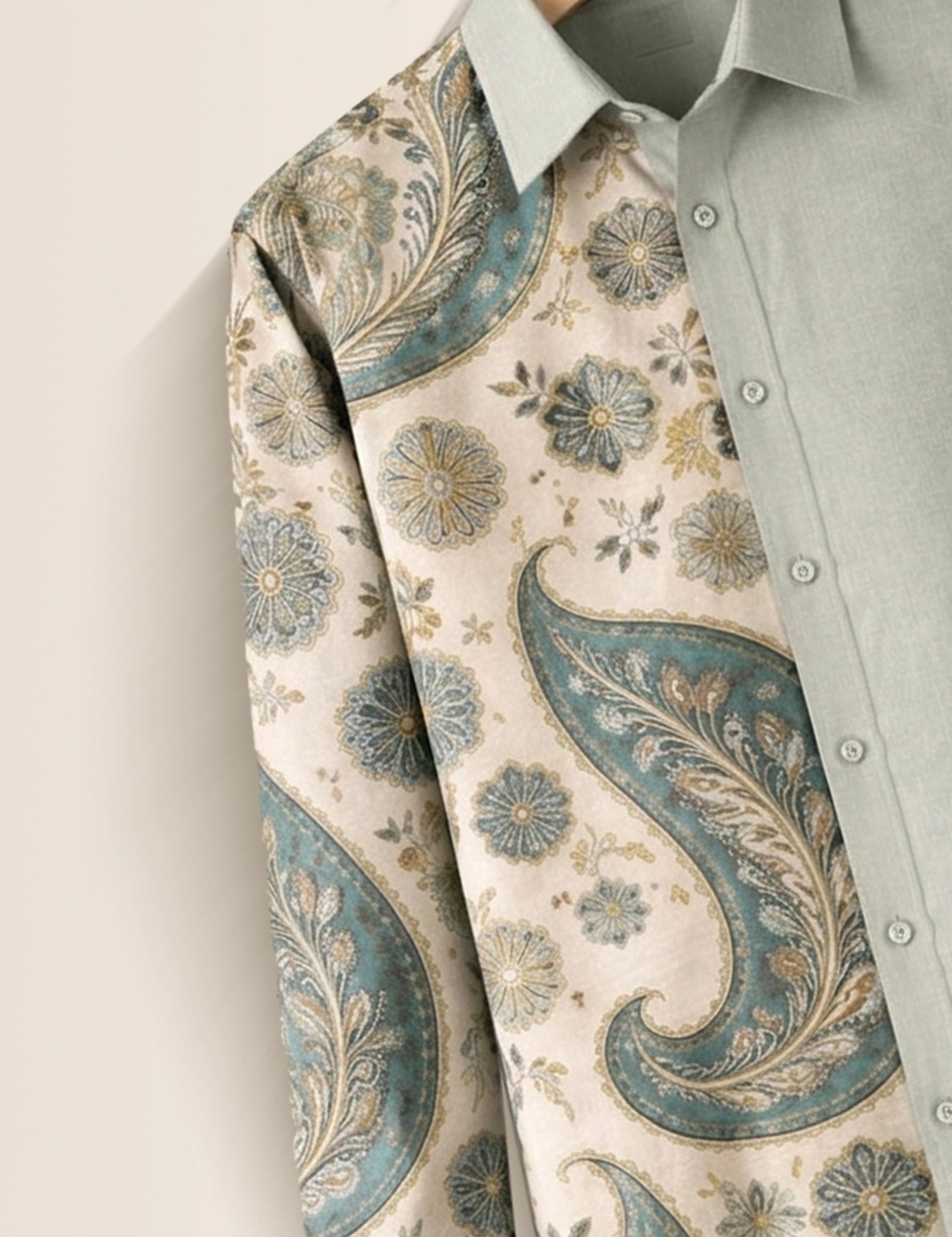 BL Mandala Printed Mens Classic Full Sleeves Shirt - XPST