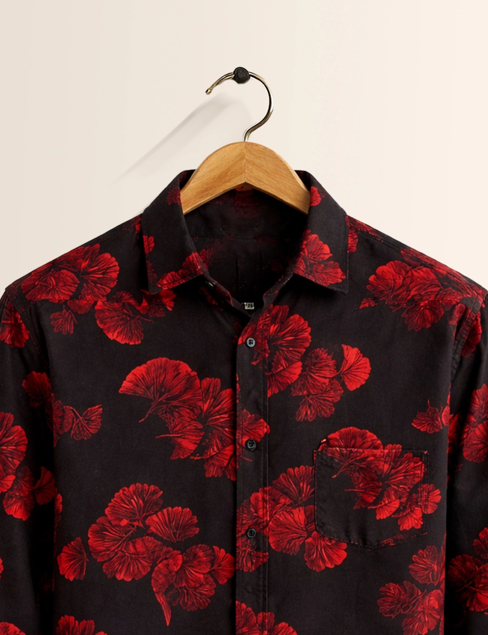 Red Patch Mens Classic Full Sleeves Shirt - XPST