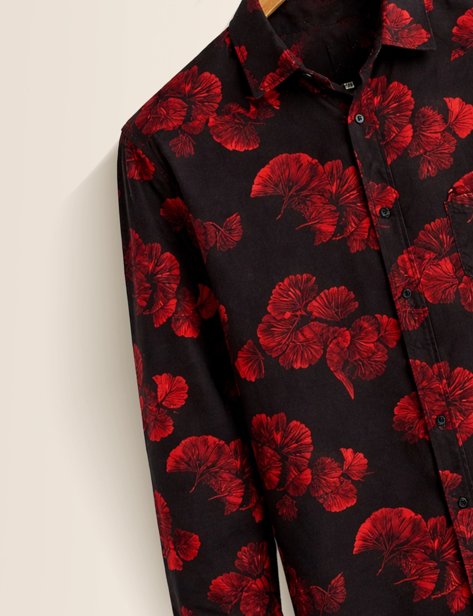 Red Patch Mens Classic Full Sleeves Shirt - XPST