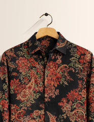 Mandala Art Printed Mens Classic Full Sleeves Shirt - XPST