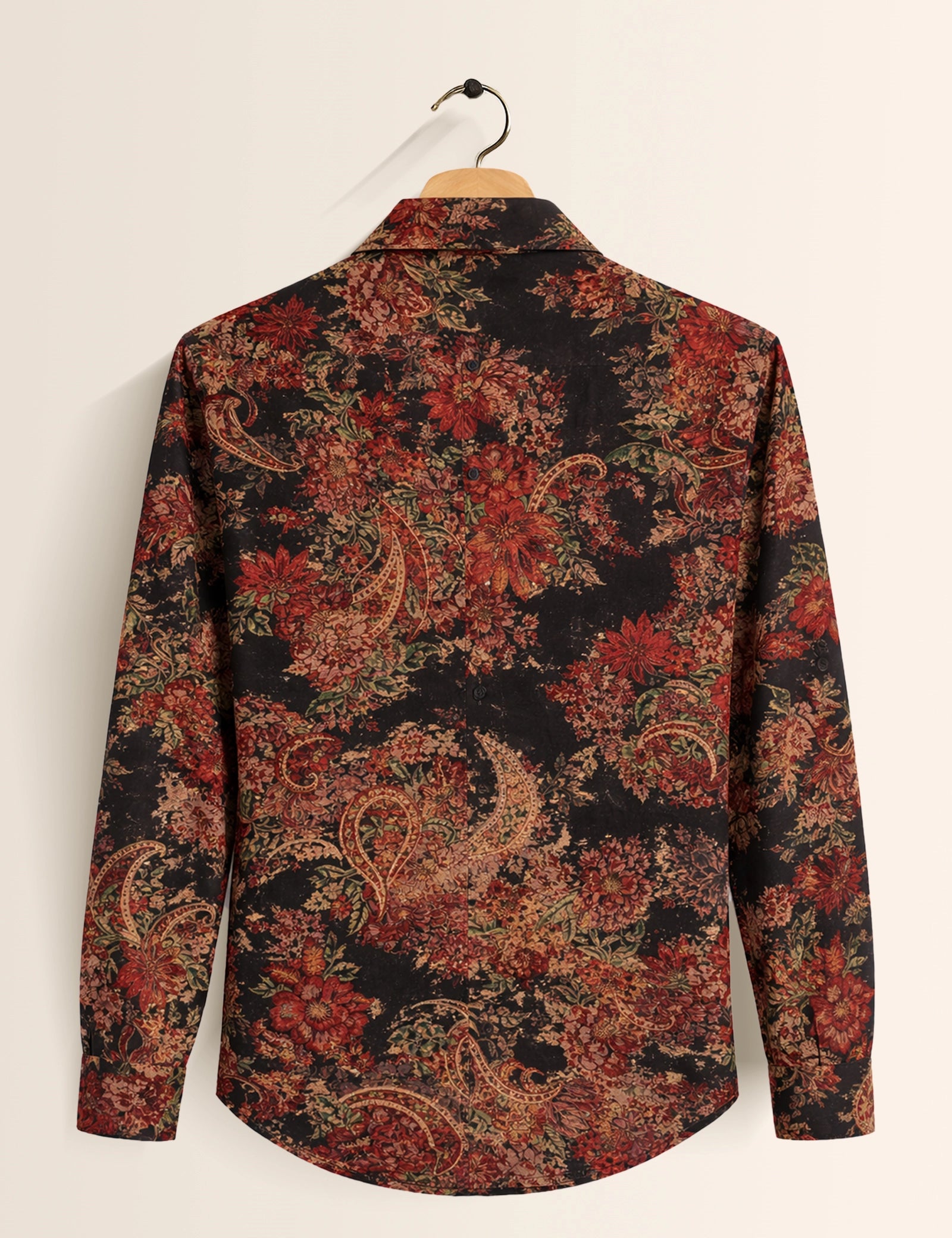 Mandala Art Printed Mens Classic Full Sleeves Shirt - XPST