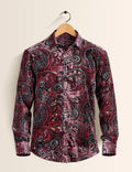 Mandala Motif Printed Mens Classic Full Sleeves Shirt - XPST